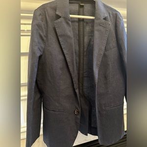 Boys crewcuts navy linen blazor (like new) size 8